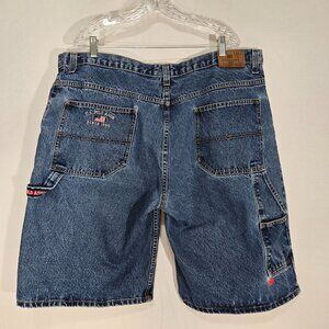 Y2K Vintage 90's U.S. POLO ASSN. Spell Out CARPENTER Bermuda JORTS Men's Size 42